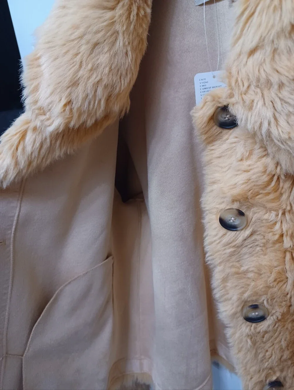 Free People Alice Throw On Faux Fur Jacket.